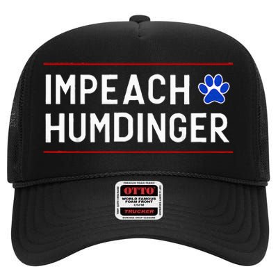 Funny Impeach Humdinger High Crown Mesh Back Trucker Hat