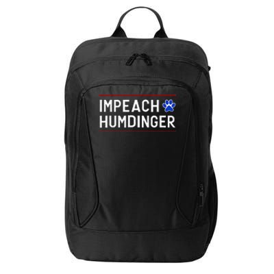 Funny Impeach Humdinger City Backpack