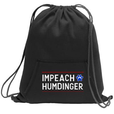 Funny Impeach Humdinger Sweatshirt Cinch Pack Bag