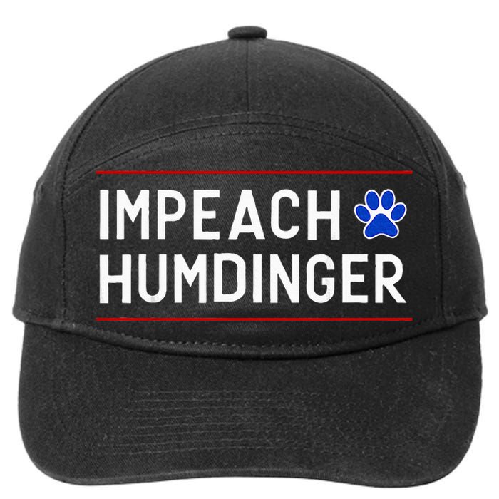 Funny Impeach Humdinger 7-Panel Snapback Hat