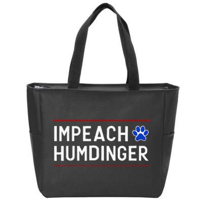 Funny Impeach Humdinger Zip Tote Bag