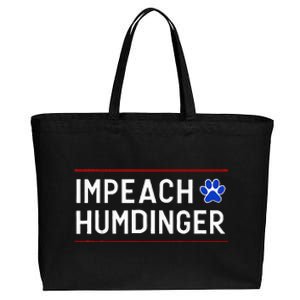 Funny Impeach Humdinger Cotton Canvas Jumbo Tote