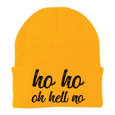 Funny I Hate Christmas Ho Ho Oh Hell No Its Too Early Cool Gift Knit Cap Winter Beanie