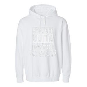 Funny Ice Hockey Straight Outta The Penalty Box Hockey Lover Garment-Dyed Fleece Hoodie