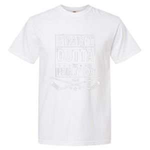 Funny Ice Hockey Straight Outta The Penalty Box Hockey Lover Garment-Dyed Heavyweight T-Shirt