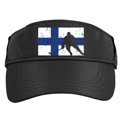 Finland Ice Hockey Finnish Suomi Flag Supporter Team Fan Great Gift Adult Drive Performance Visor