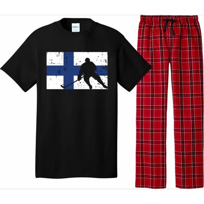 Finland Ice Hockey Finnish Suomi Flag Supporter Team Fan Great Gift Pajama Set