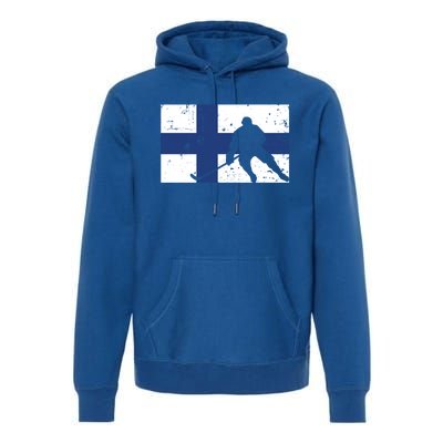 Finland Ice Hockey Finnish Suomi Flag Supporter Team Fan Great Gift Premium Hoodie