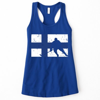 Finland Ice Hockey Finnish Suomi Flag Supporter Team Fan Great Gift Womens Tank Top