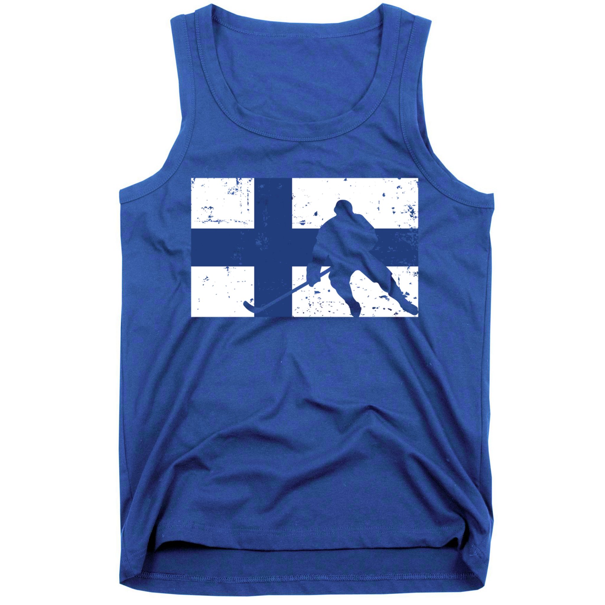 Finland Ice Hockey Finnish Suomi Flag Supporter Team Fan Great Gift Tank Top