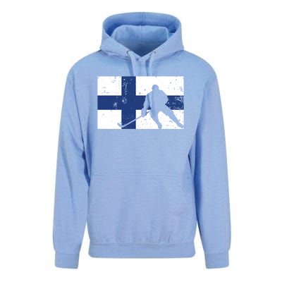 Finland Ice Hockey Finnish Suomi Flag Supporter Team Fan Great Gift Unisex Surf Hoodie