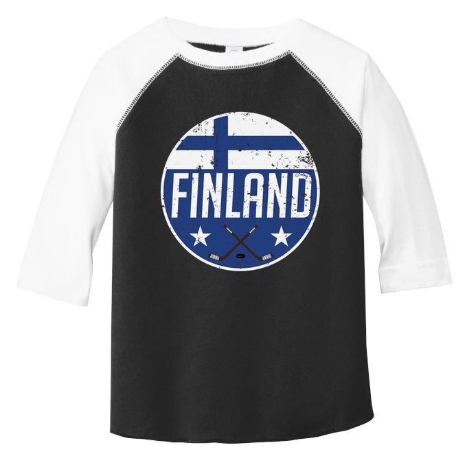 Finland Ice Hockey Flag Jersey Supporter Suomi Fan Gift Meaningful Gift Toddler Fine Jersey T-Shirt
