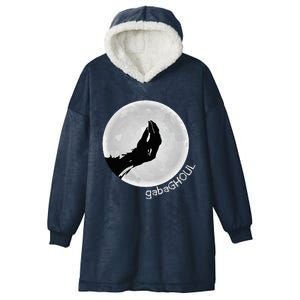 Funny Italian Halloween Ghoul Hooded Wearable Blanket