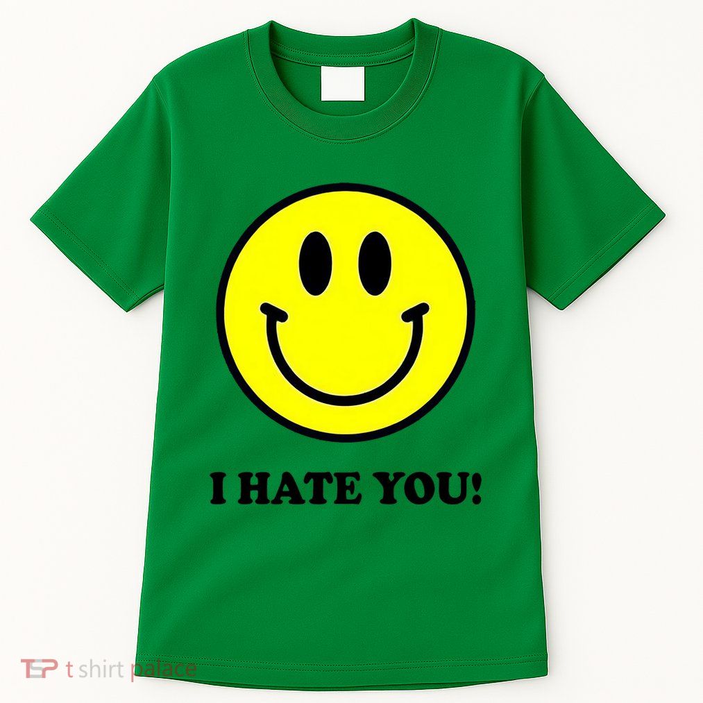 Funny I Hate You Emoji Shirt I Hate U Shirt I Hate U Emoji Tall T-Shirt