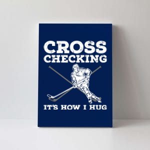 Funny Ice Hockey Art For Ice Hockey Lovers Canvas