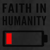 Faith In Humanity Low Battery Pessimistic News Meme Design Adult Drive Performance Visor