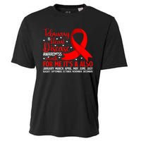 February Is Heart Disease Awareness Month Heart Disease Cooling Performance Crew T-Shirt