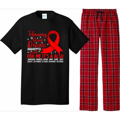 February Is Heart Disease Awareness Month Heart Disease Pajama Set