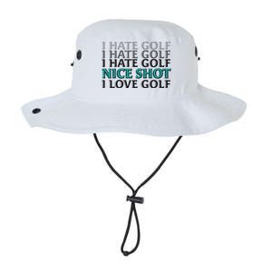 Funny I Hate Love Golf Nice Shot Legacy Cool Fit Booney Bucket Hat