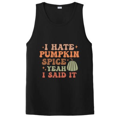 Funny I Hate Pumpkin Spice Yeah I Said It Anti Pumpkin Spice PosiCharge Competitor Tank