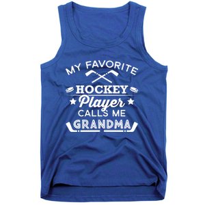 Favorite Ice Hockey Player Gift For Grandma Meaningful Gift Tank Top