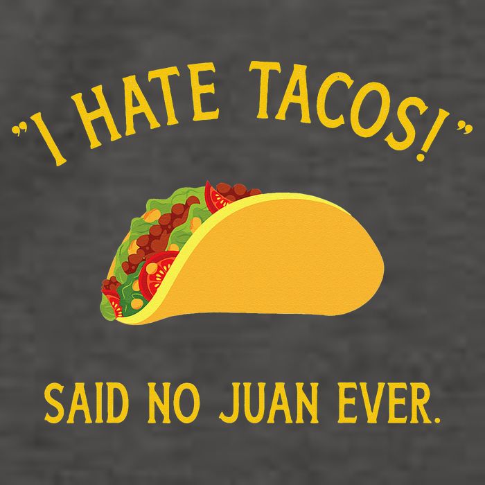 Funny I hate tacos said no juan ever for Cinco de Mayo Vector Backpack