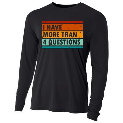 Funny I Have More Than Four Questions Cooling Performance Long Sleeve Crew