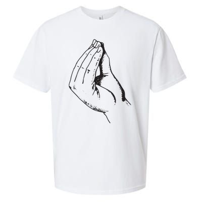 Funny Italian Hand Gesture What Sueded Cloud Jersey T-Shirt