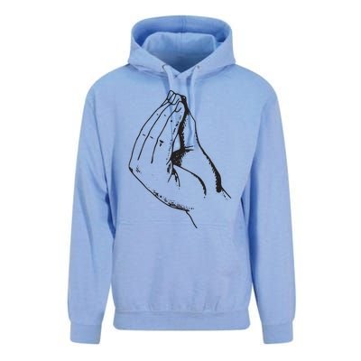 Funny Italian Hand Gesture What Unisex Surf Hoodie