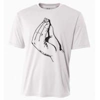 Funny Italian Hand Gesture What Cooling Performance Crew T-Shirt