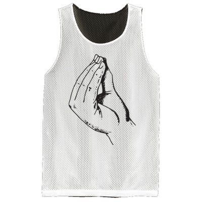 Funny Italian Hand Gesture What Mesh Reversible Basketball Jersey Tank