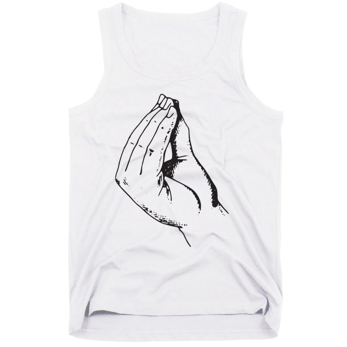 Funny Italian Hand Gesture What Tank Top