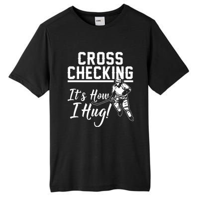 Funny Ice Hockey Gift For Cool Game Player Tall Fusion ChromaSoft Performance T-Shirt