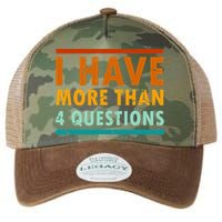 Funny I Have More Than Four Questions Passover Legacy Tie Dye Trucker Hat
