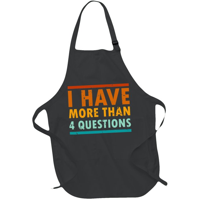 Funny I Have More Than Four Questions Passover Apron