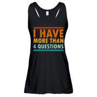 Funny I Have More Than Four Questions Passover Ladies Essential Flowy Tank