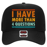Funny I Have More Than Four Questions Passover Trucker Hat