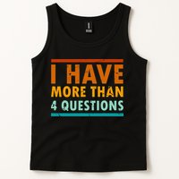Funny I Have More Than Four Questions Passover Tank Top