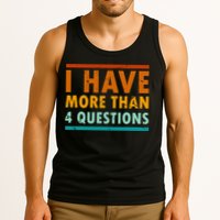 Funny I Have More Than Four Questions Passover Tank Top