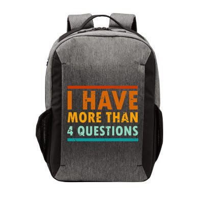 Funny I Have More Than Four Questions Passover Vector Backpack