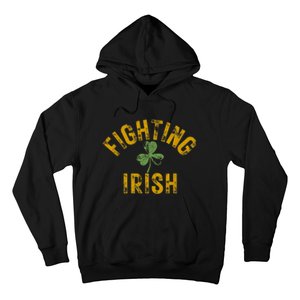 Fighting Irish History Gold Shamrock Hoodie