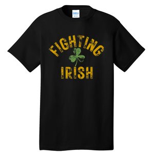 Fighting Irish History Gold Shamrock Tall T-Shirt