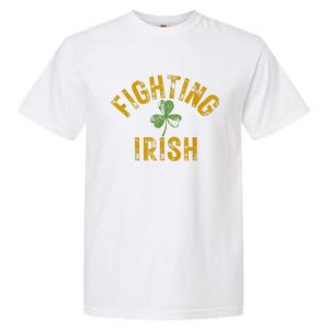 Fighting Irish History Gold Shamrock Garment-Dyed Heavyweight T-Shirt