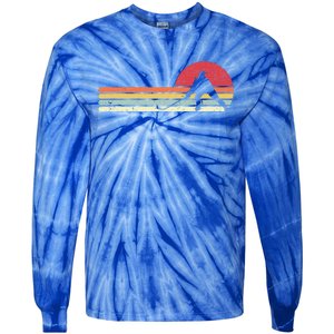 Funny Ice Hockey Retro Style For Hockey Player Tie-Dye Long Sleeve Shirt