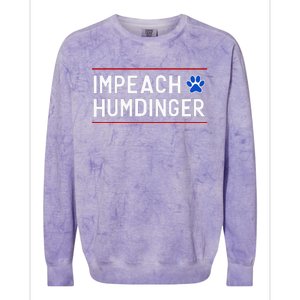 Funny Impeach Humdinger Tee Colorblast Crewneck Sweatshirt