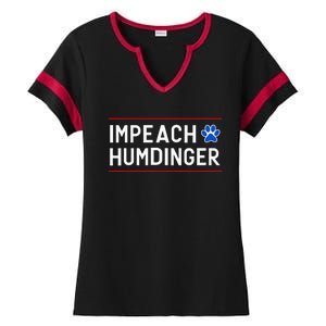 Funny Impeach Humdinger Tee Ladies Halftime Notch Neck Tee