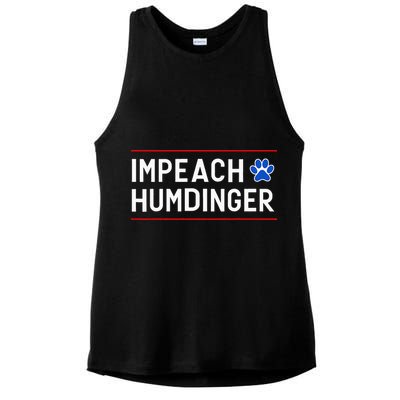 Funny Impeach Humdinger Tee Ladies PosiCharge Tri-Blend Wicking Tank