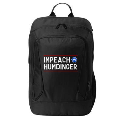 Funny Impeach Humdinger Tee City Backpack