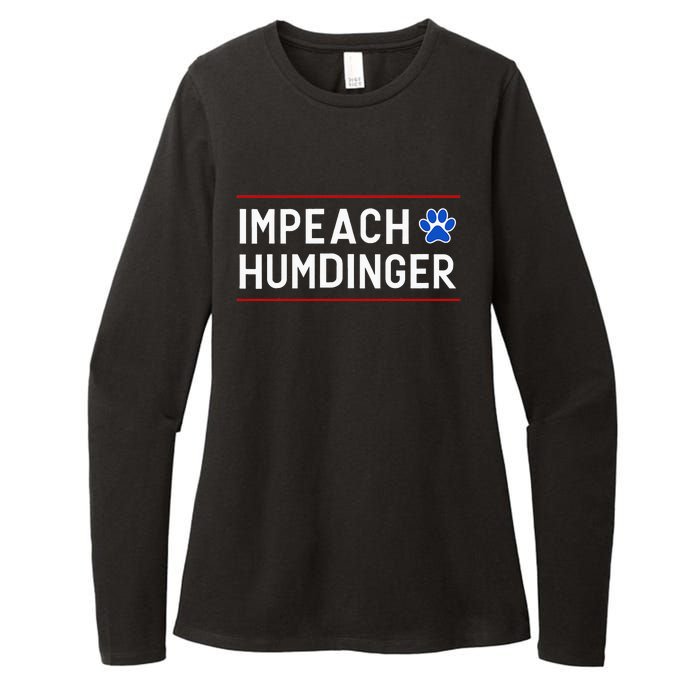 Funny Impeach Humdinger Tee Womens CVC Long Sleeve Shirt