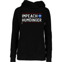 Funny Impeach Humdinger Tee Womens Funnel Neck Pullover Hood